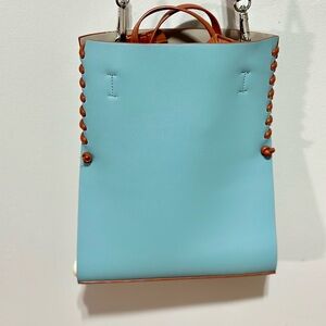 Sky Blue Converse Tokyo Crossbody
Shoulder Bag Women's Fashion Leather Bag